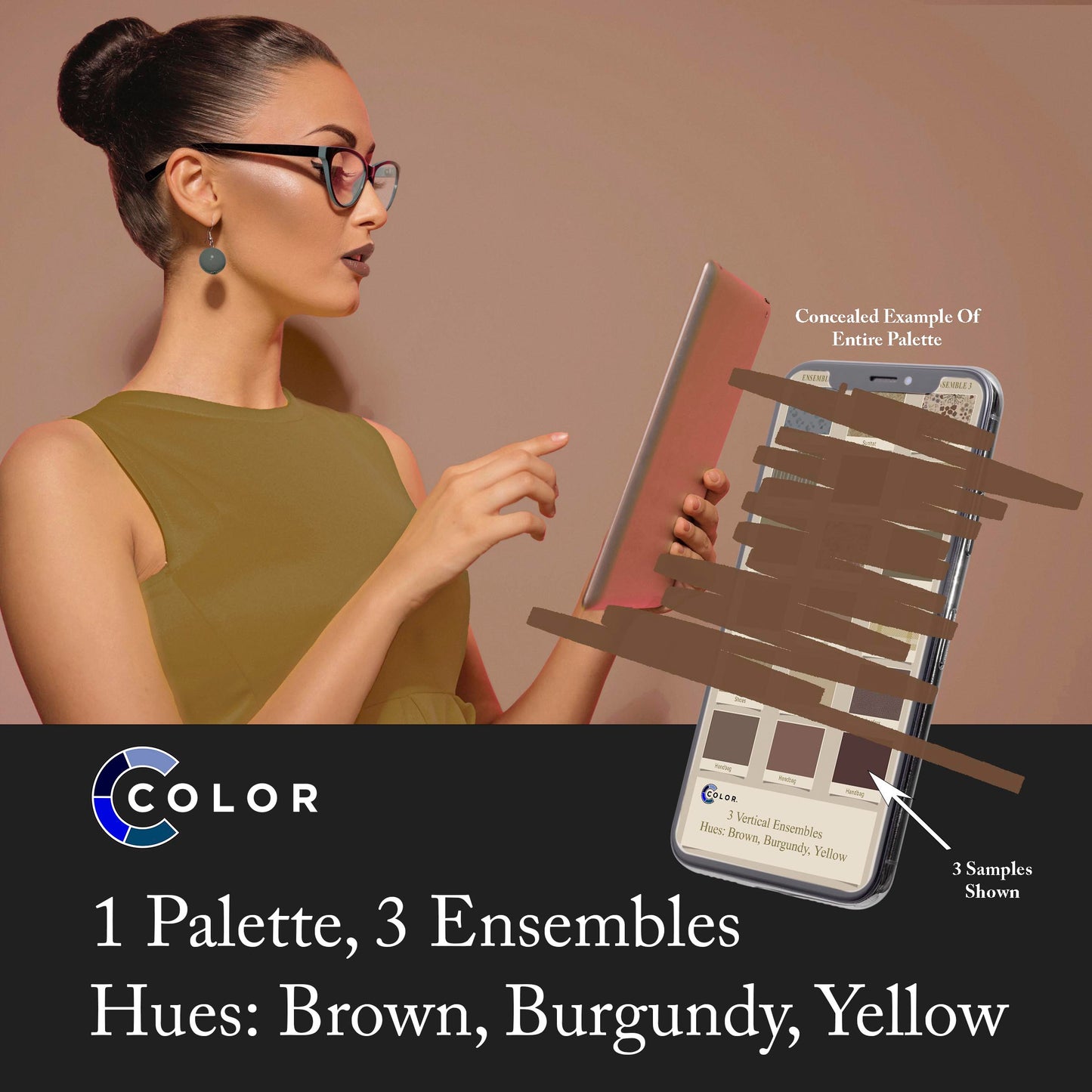 Brown, Burgundy, Yellow Palette
