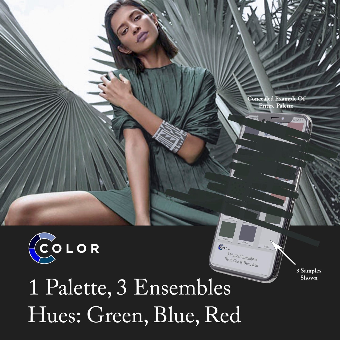 Green, Blue, Red Palette