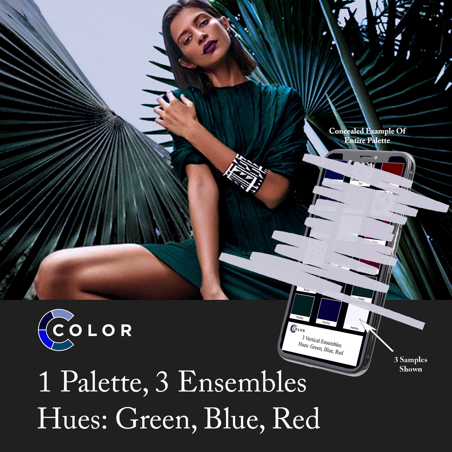 Green, Blue, Red Palette