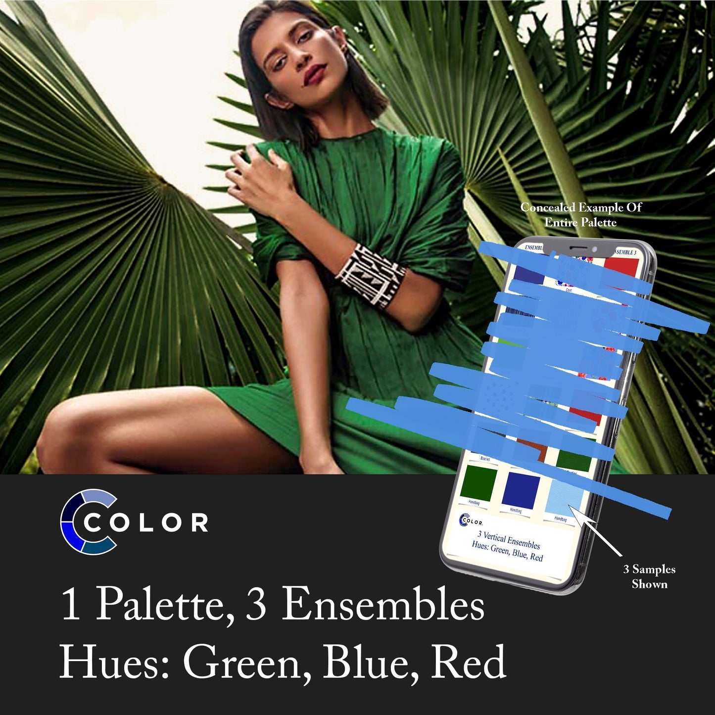 Green, Blue, Red Palette