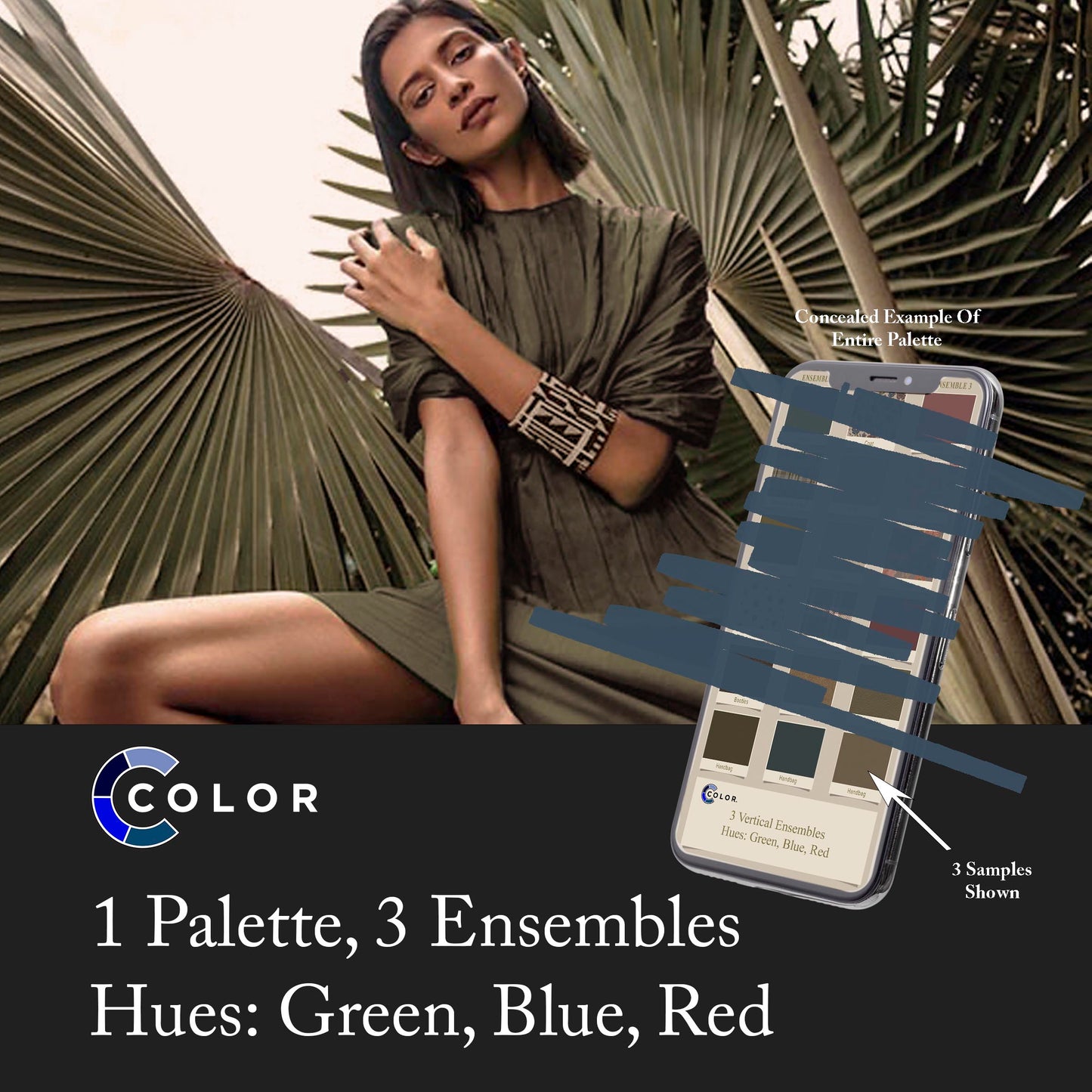 Green, Blue, Red Palette