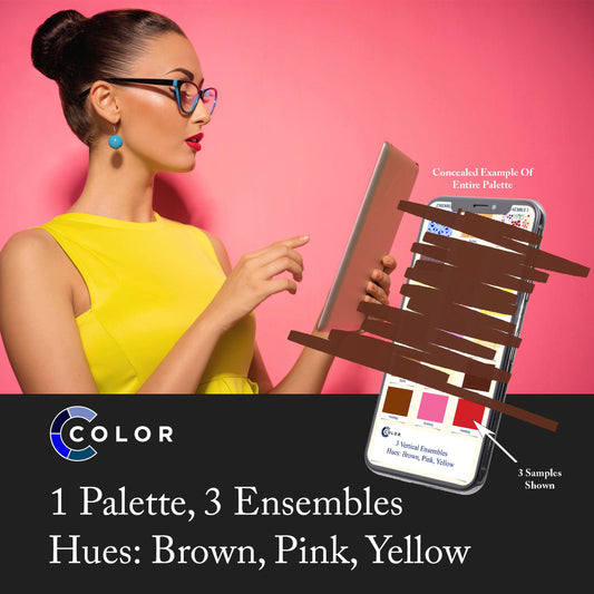 Brown, Pink, Yellow Palette