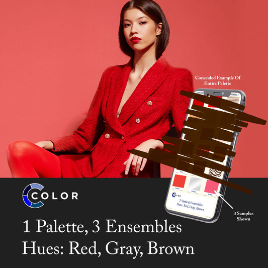 Red, Gray, Brown Palette